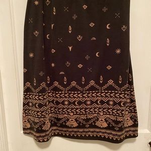 Boho Maxi Knit Skirt XXL Mossimo